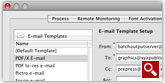 BatchOutput Server for InDesign: email notifications (screenshot)