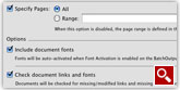 Submit to BatchOutput Server: InDesign plug-in (screenshot)
